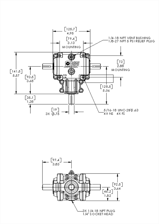 100 SERIES Bevel Gear Drives