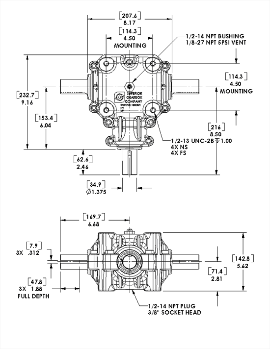 500 SERIES Bevel Gear Drives