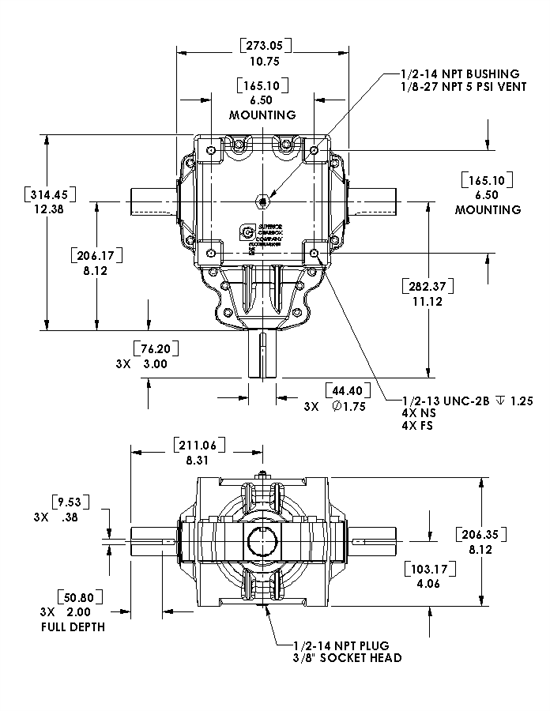 600 Series Bevel Gear Drives