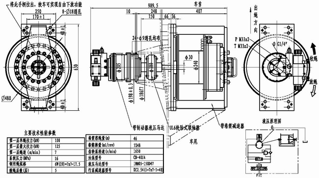 Hydraulic-cyclinders-valves-motors-winches-pumps-manifolds-transmission drives