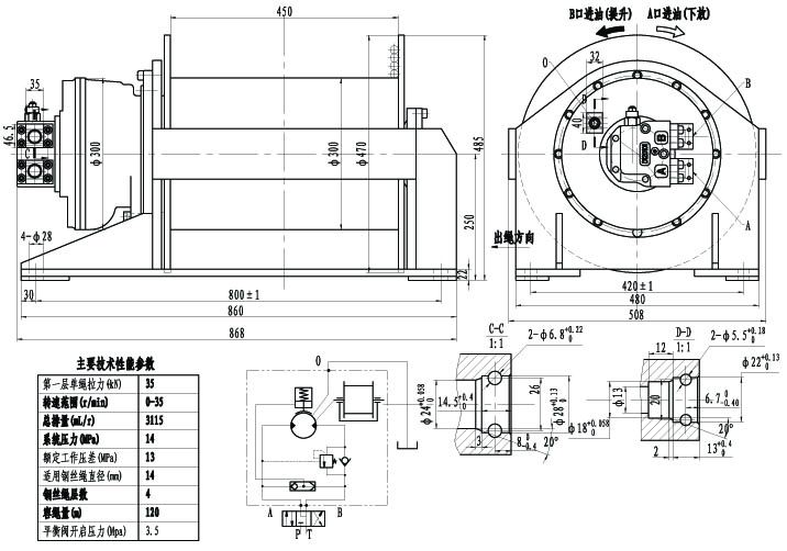 Hydraulic-cyclinders-valves-motors-winches-pumps-manifolds-transmission drives