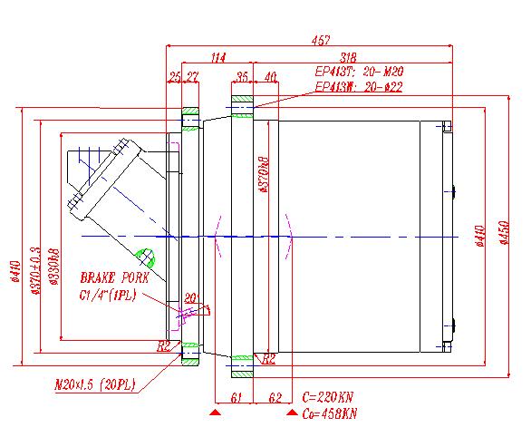 EP413T3 TRACK DRIVES (GFT60T3),EP413W3 WINCH DRIVES (GFT60W3) 