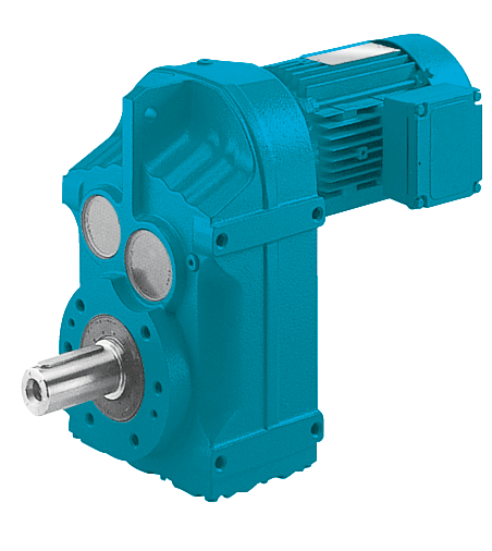 F series shaft mount helical geared motors
