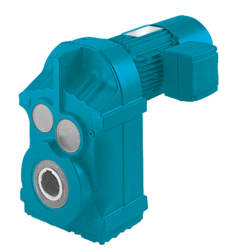 F series shaft mount helical geared motors