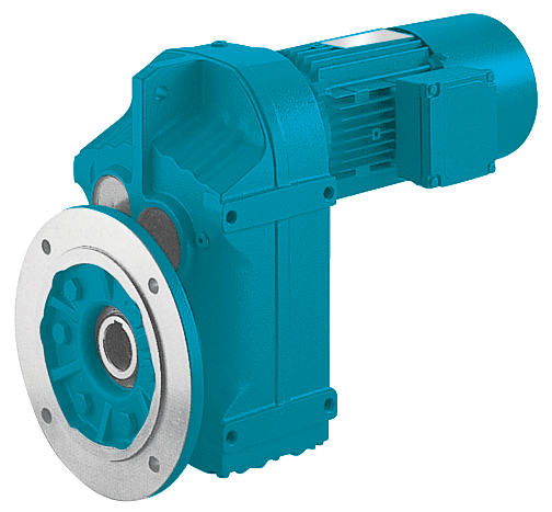 F series shaft mount helical geared motors