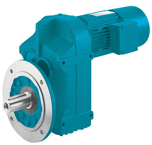 F series shaft mount helical geared motors